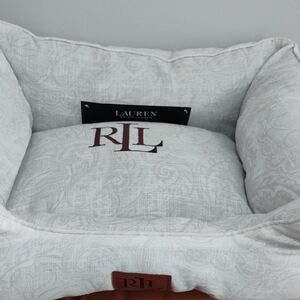 Lauren Ralph Lauren Cream Dog Bed